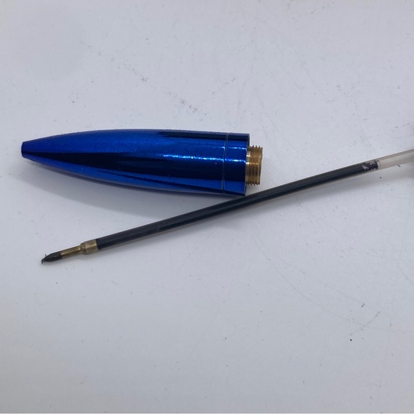 TBS Superstation Magnetic Floating Pen Promotional Item Blue Metal - Picture 5 of 7